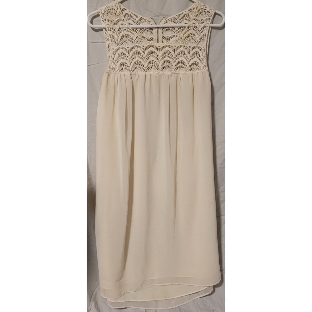 Cream Colored Babydoll Dress